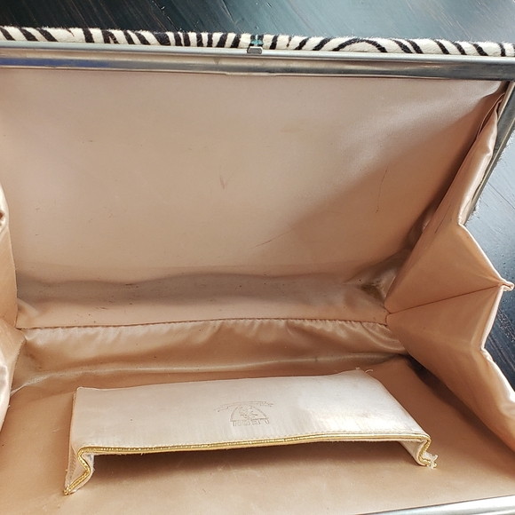 Vintage Pony Zebra Leon of California purse handbag - Picture 6 of 8